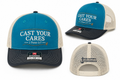 "Cast Your Cares" Trucker Hat – 1 Peter 5:7 | Richardson 112