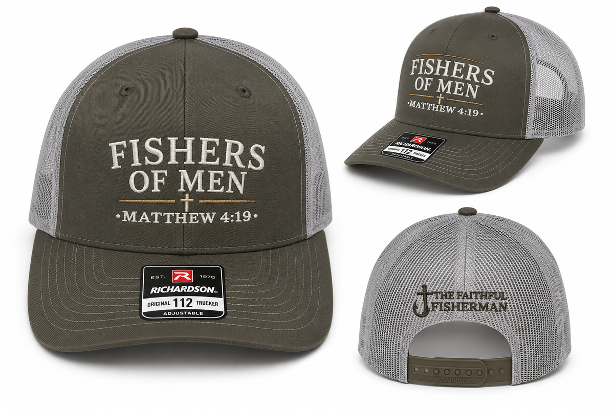 Fishers of Men Trucker Hat – Matthew 4:19