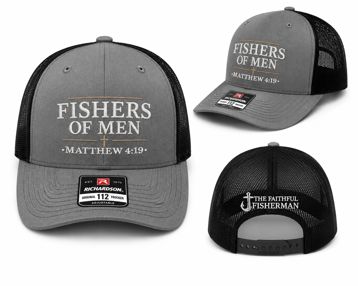 Fishers of Men Trucker Hat – Matthew 4:19